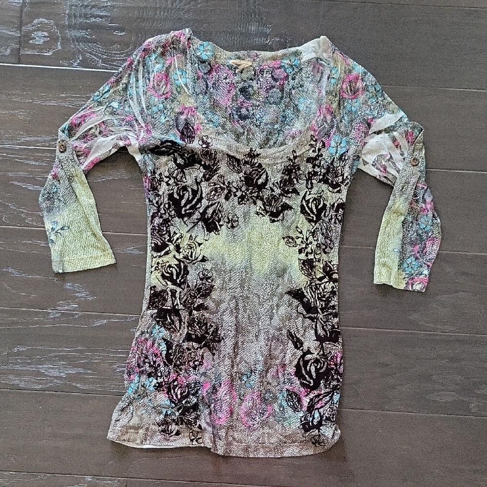 Floral Print Women's Top